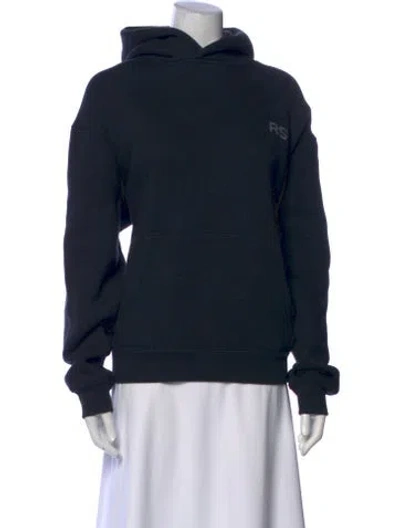 Pre-owned Alexander Wang Turtleneck Long Sleeve Sweatshirt W/ Tags In Black