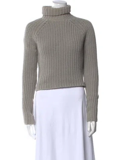 Pre-owned Alexander Wang Turtleneck Sweater In Gray