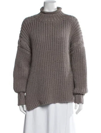 Pre-owned Alexander Wang Turtleneck Sweater In Multicolor