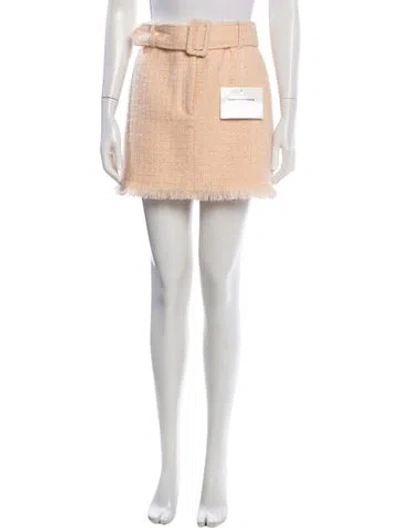 Pre-owned Alexander Wang Tweed Pattern Mini Skirt W/ Tags In Neutral