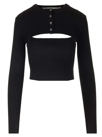Alexander Wang Twin-set Top Tops Black