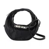 Alexander Wang Memory Leather Mini Twyst Bag In Black