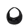 Alexander Wang Twist Mini Bag Shoulder Bag In Black Leather In Black