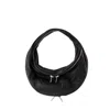 Alexander Wang Twist Mini Bag Shoulder Bag In Black Leather In Black