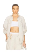Alexander Wang Unisex Track Jacket In White Onyx