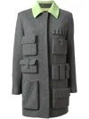Alexander Wang Utilitarian-style Coat In Black
