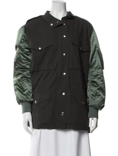 Pre-owned Alexander Wang Utility Jacket In Green