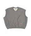 Alexander Wang V-neck Jersey Sweater Vest In Gray