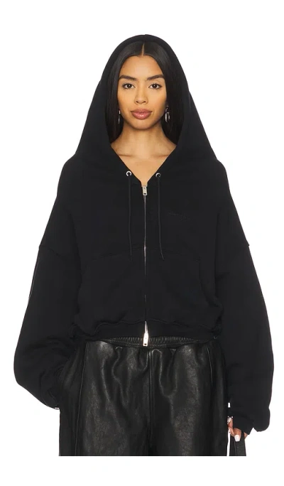 ALEXANDER WANG VEIL ZIP-UP HOODIE
