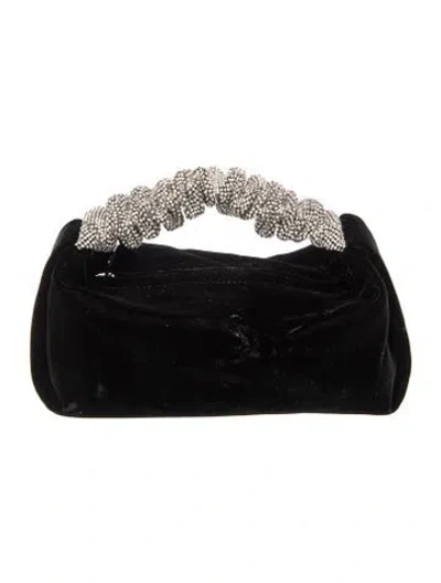 Pre-owned Alexander Wang Velvet Evening Bag In Black