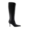 Alexander Wang Vera 85mm Knee High Zip Boots In Black