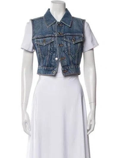 Pre-owned Alexander Wang Vest In Blue