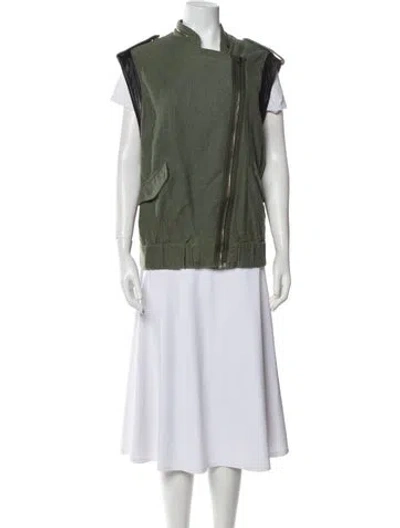 Pre-owned Alexander Wang Vest In Green