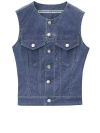 ALEXANDER WANG VEST IN DENIM TROMPELOEIL