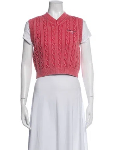 Pre-owned Alexander Wang Vest In Pink