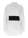 Alexander Wang Deconstructed Mini Dress In Neutral