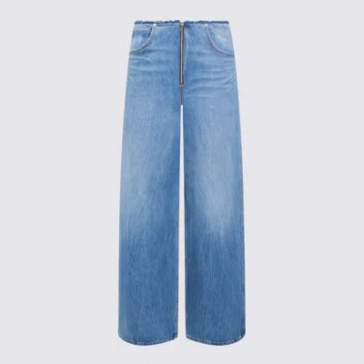 ALEXANDER WANG VINTAGE MARBLED BLUE COTTON JEANS