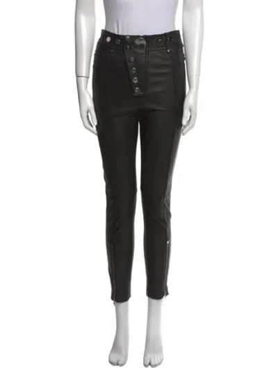 Pre-owned Alexander Wang Vintage Skinny Leg Pants In Black
