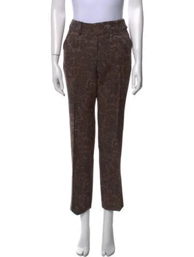 Pre-owned Alexander Wang Vintage Straight Leg Pants In Brown