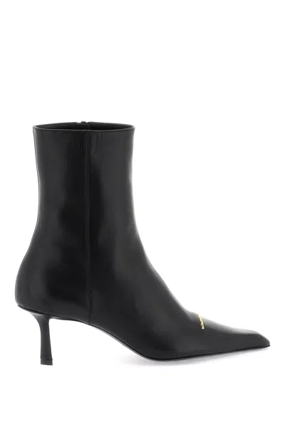 Alexander Wang Viola 60mm Leather Boots In Black