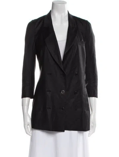 Pre-owned Alexander Wang Virgin Wool Blazer In Black