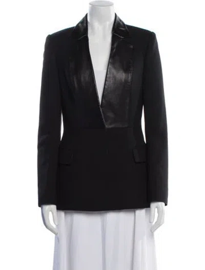Pre-owned Alexander Wang Virgin Wool Blazer In Black