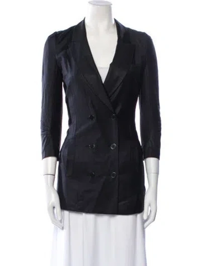Pre-owned Alexander Wang Virgin Wool Blazer In Black