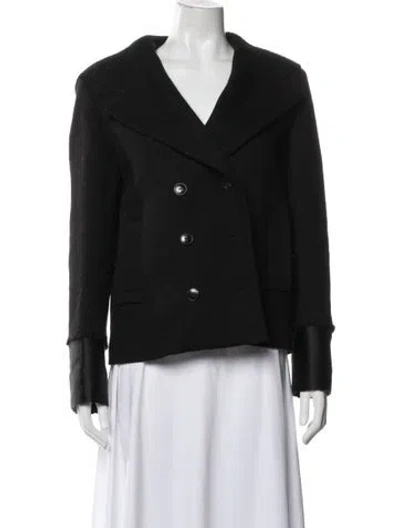 Pre-owned Alexander Wang Virgin Wool Blazer In Black