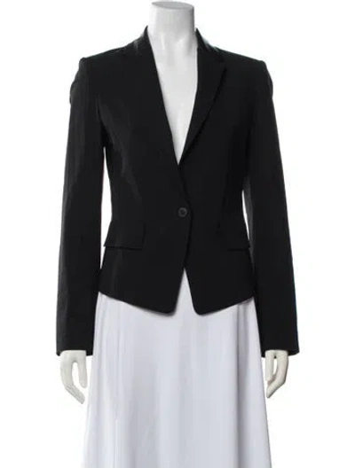 Pre-owned Alexander Wang Virgin Wool Blazer In Black