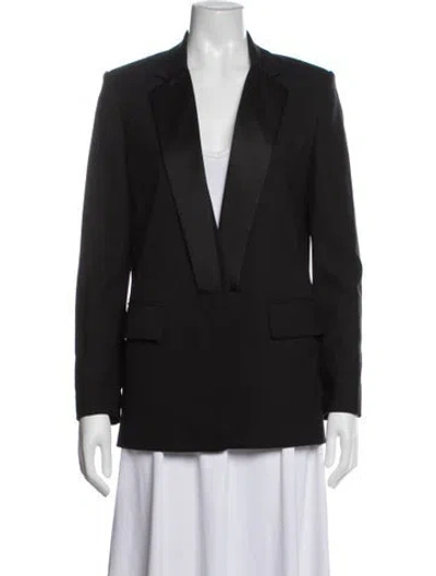 Pre-owned Alexander Wang Virgin Wool Blazer In Black