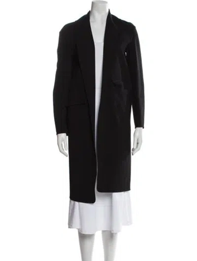 Pre-owned Alexander Wang Virgin Wool Coat In Black