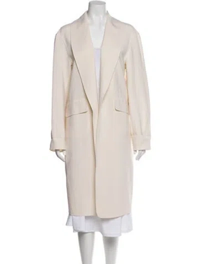 Pre-owned Alexander Wang Virgin Wool Coat In Neutral