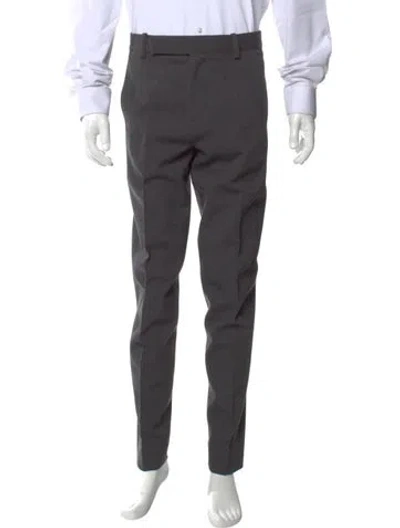 Pre-owned Alexander Wang Virgin Wool Dress Pants In Gray
