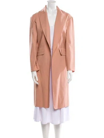 Pre-owned Alexander Wang Virgin Wool Peacoat In Pink
