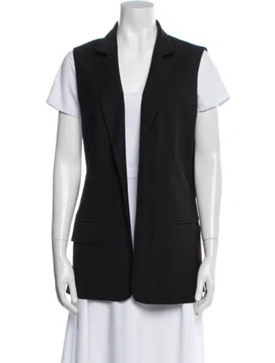 Pre-owned Alexander Wang Virgin Wool Vest In Black