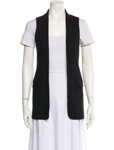 Pre-owned Alexander Wang Virgin Wool Vest In Black