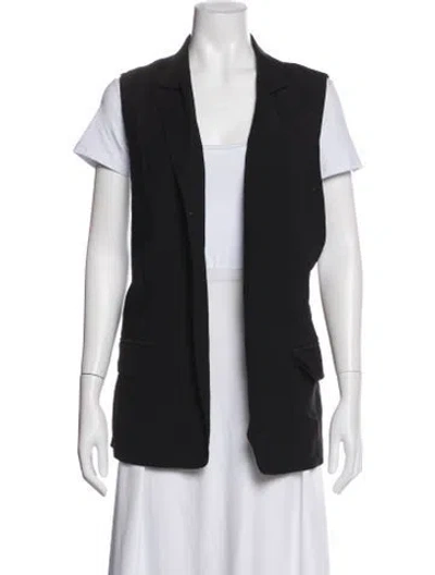 Pre-owned Alexander Wang Virgin Wool Vest In Black