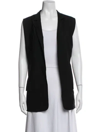 Pre-owned Alexander Wang Virgin Wool Vest In Black