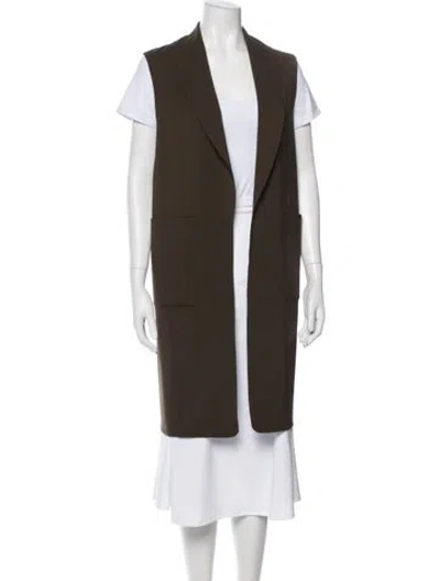 Pre-owned Alexander Wang Virgin Wool Vest In Green