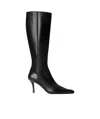 Alexander Wang Vivica 85mm Knee-high Boot In Leather In Black