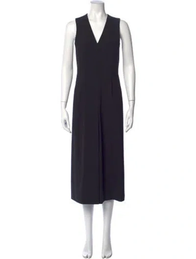 Pre-owned Alexander Wang V-neck Jumpsuit In Blue