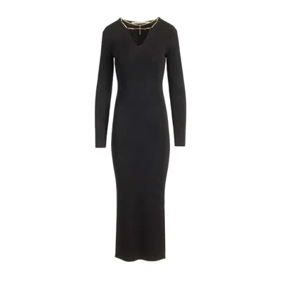 Alexander Wang V-neck Maxi Dress In Black