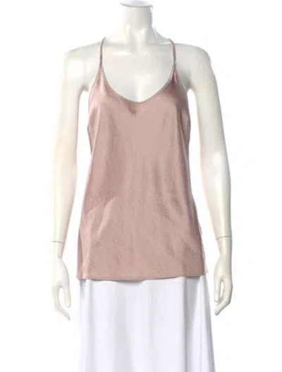 Pre-owned Alexander Wang V-neck Sleeveless Top In Neutral
