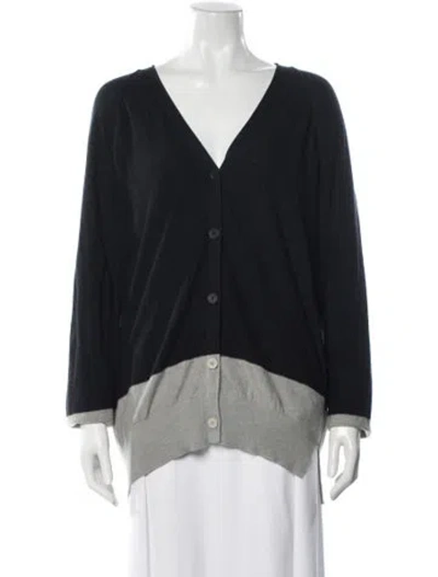 Pre-owned Alexander Wang V-neck Sweater In Blue