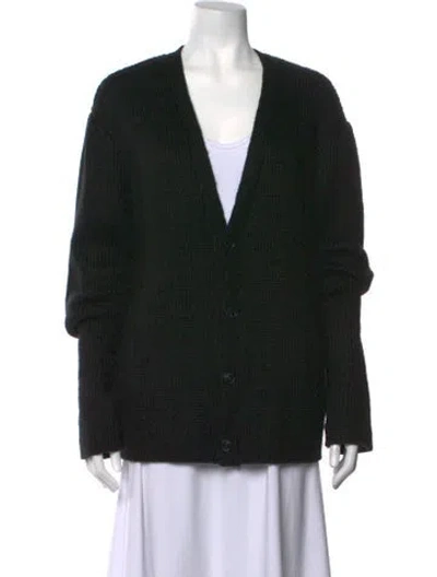 Pre-owned Alexander Wang V-neck Sweater In Blue