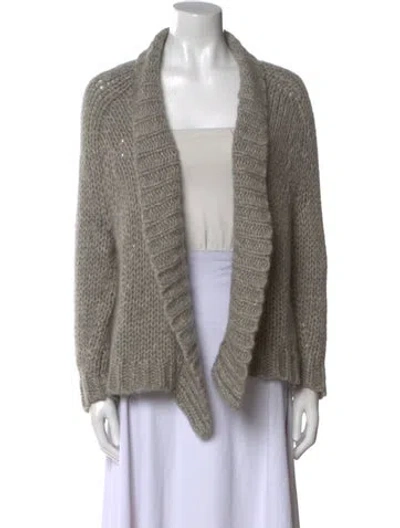 Pre-owned Alexander Wang V-neck Sweater In Gray