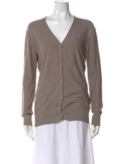 Pre-owned Alexander Wang V-neck Sweater In Gray