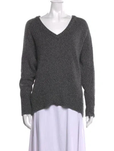 Pre-owned Alexander Wang V-neck Sweater In Grey