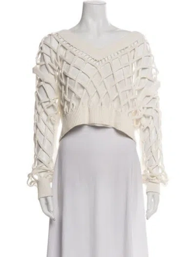 Pre-owned Alexander Wang V-neck Sweater In Multi