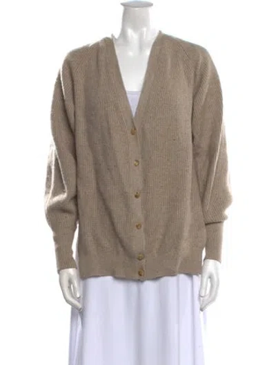 Pre-owned Alexander Wang V-neck Sweater In Neutral